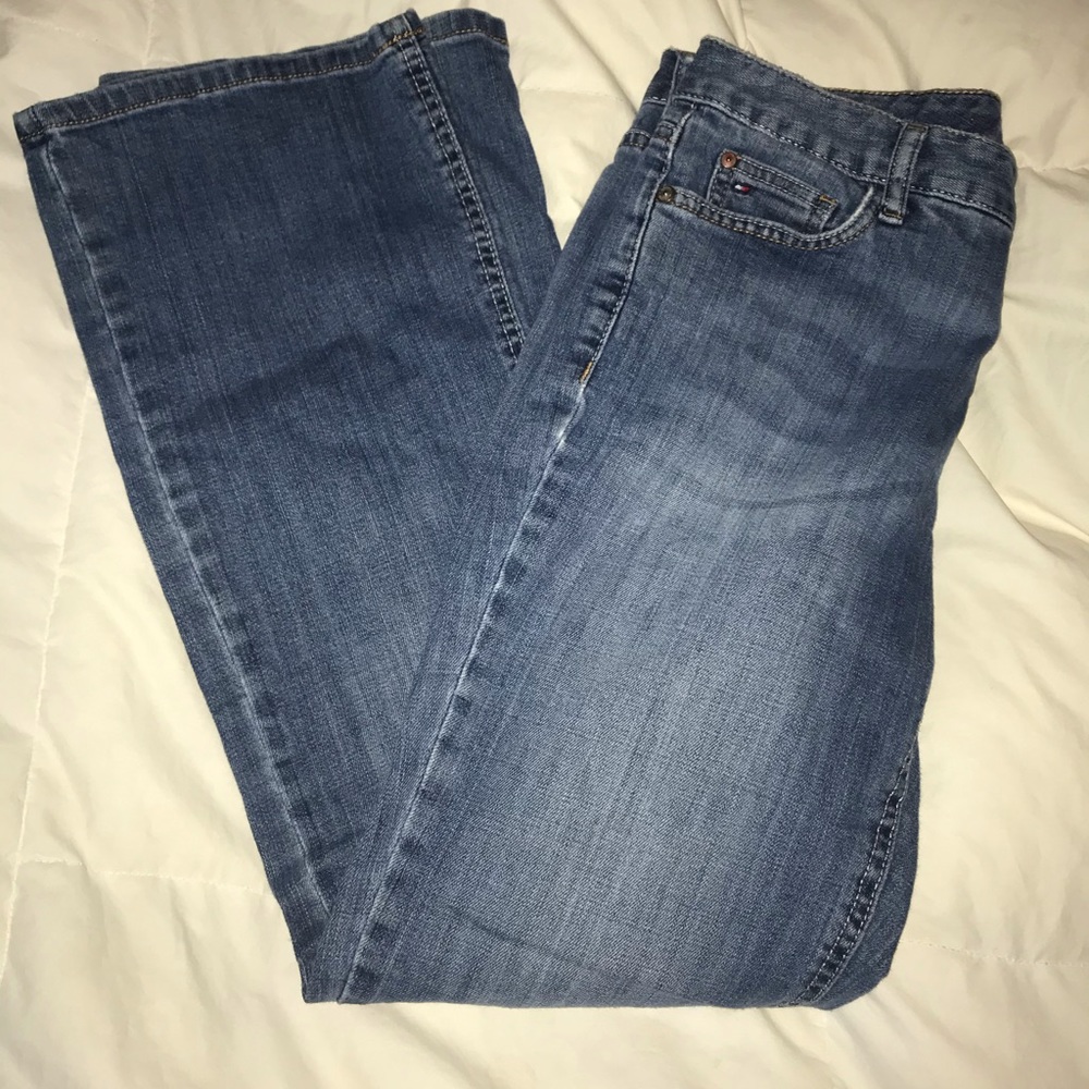Tommy Hilfiger bootcut blue jeans size 6